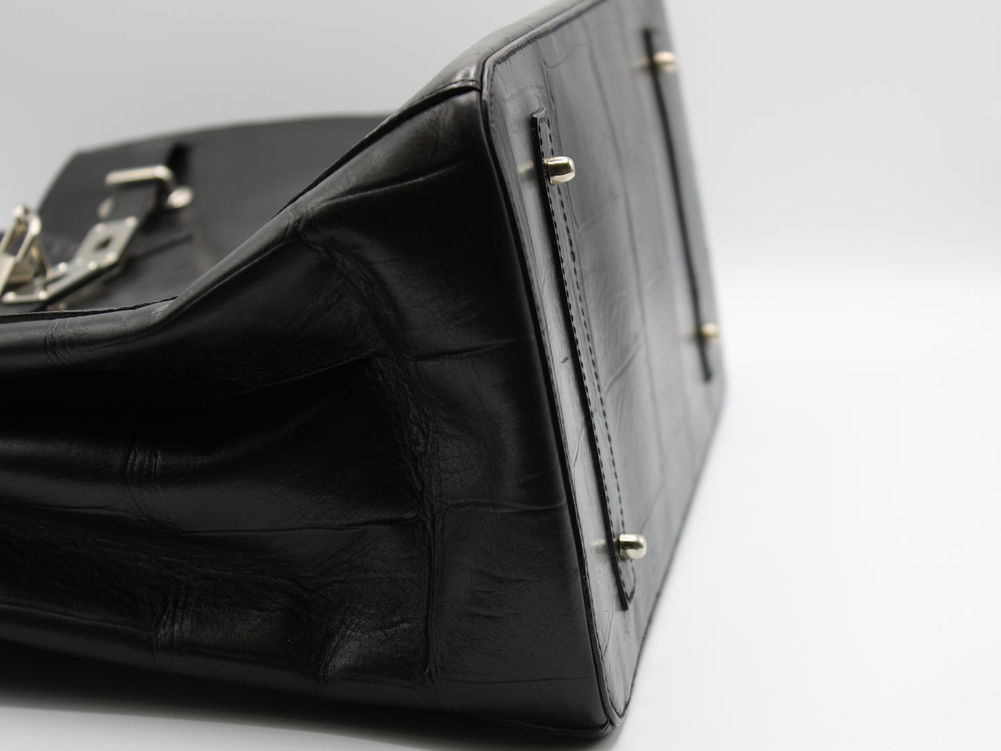 Valentino Garavani Joylock Leather Tote Handle Bag Vintage