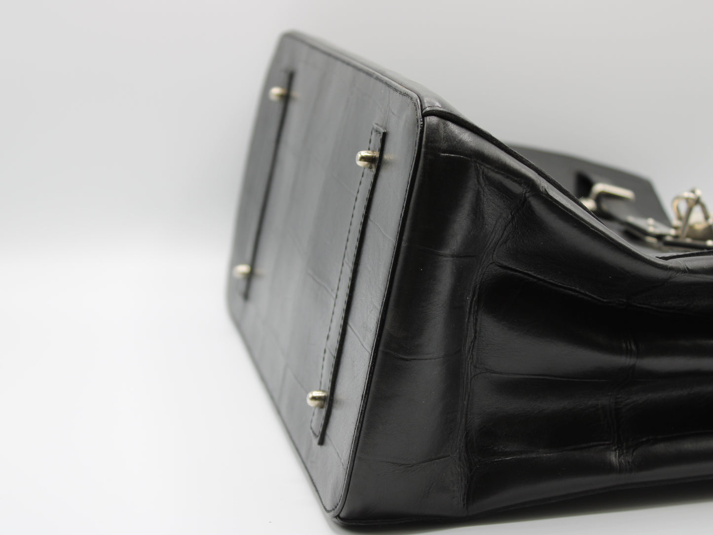 Valentino Garavani Joylock Leather Tote Handle Bag Vintage