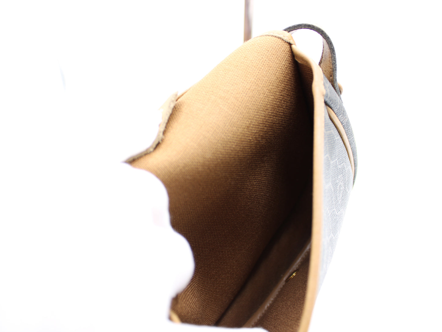Christian Dior Bag Brown Canvas Crossbody Vintage