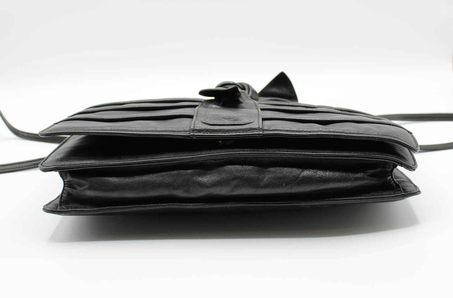 Valentino Crossbody Bag Soft Lambskin Bow Accent Vintage