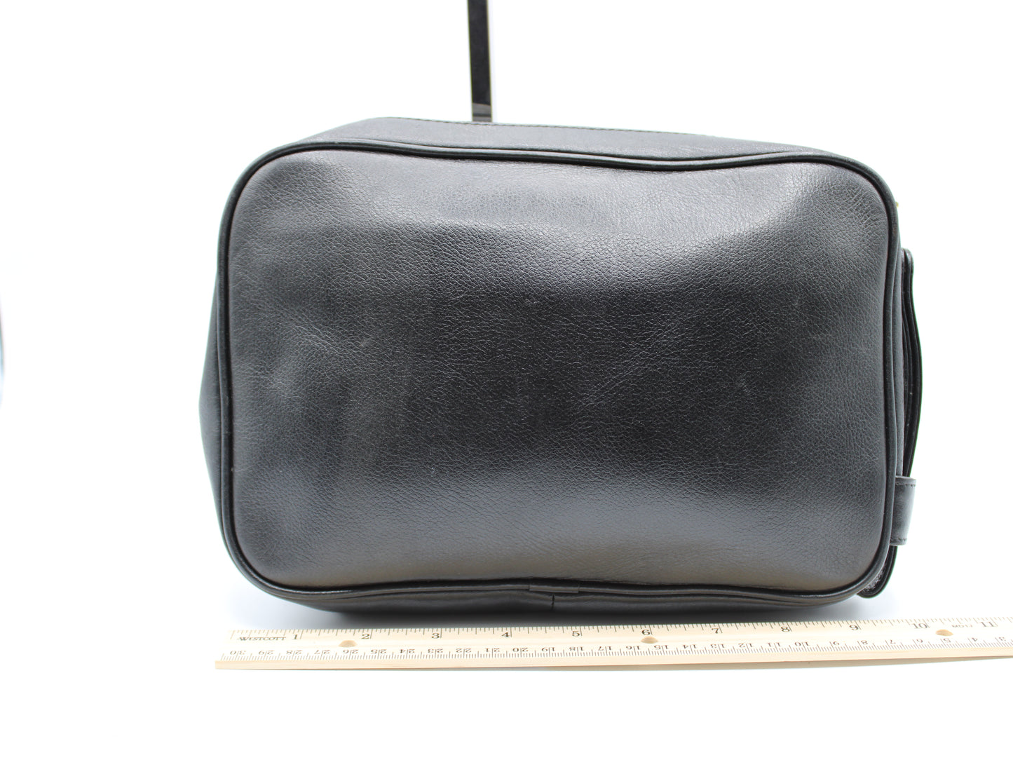 Yves Saint Laurent Wristlet Clutch Black Leather Vintage