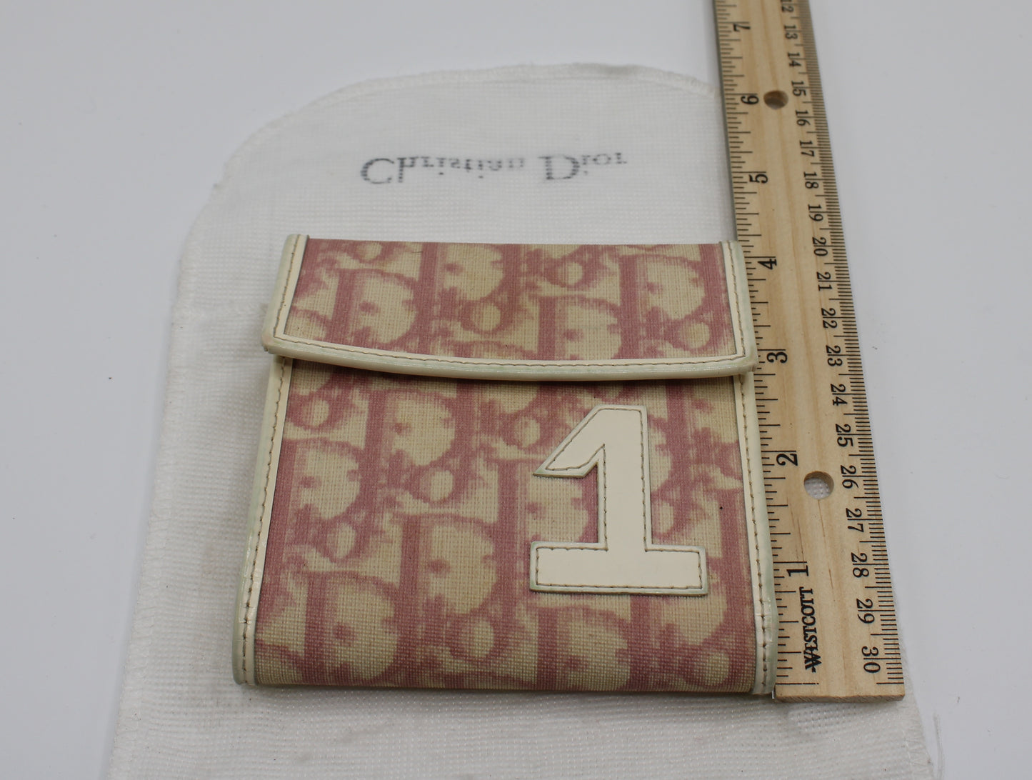 Dior #1 Pink CD Wallet Vintage
