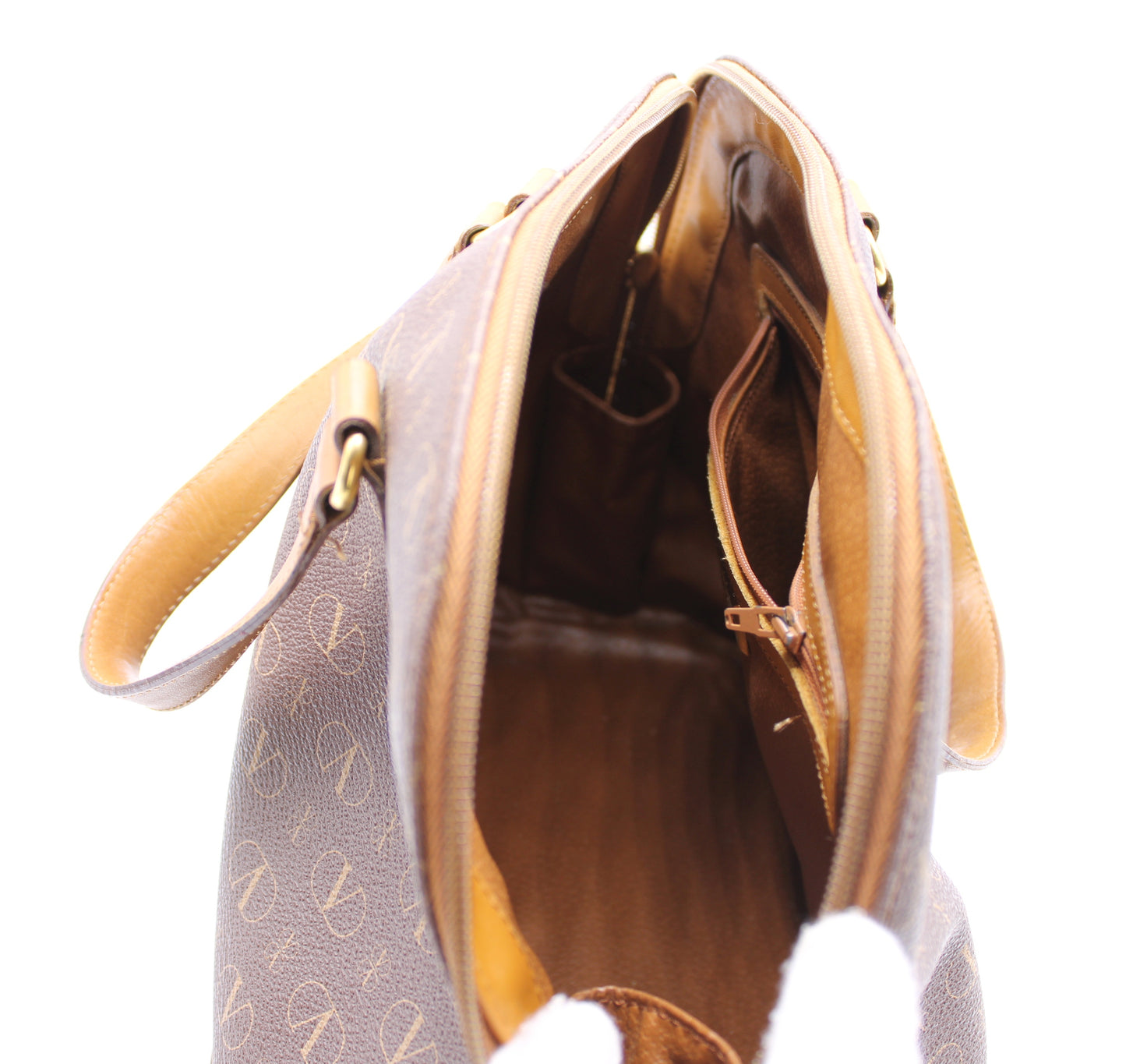 Valentino Garavani Bag Leather Handbag V Logo Monogram Special Charm Vintage