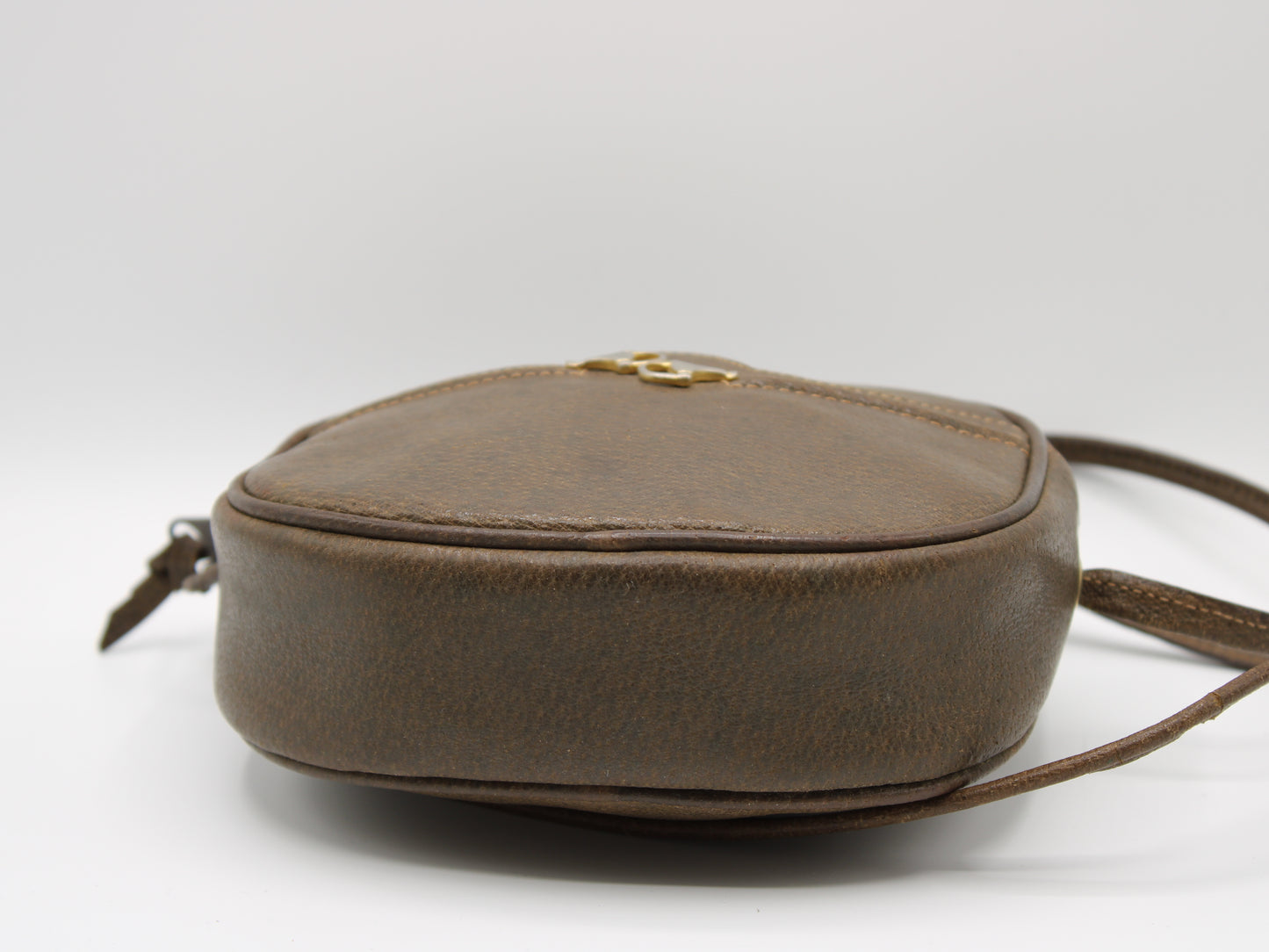 Gucci Brown Leather Horsebit 1955 Crossbody Shoulder Bag