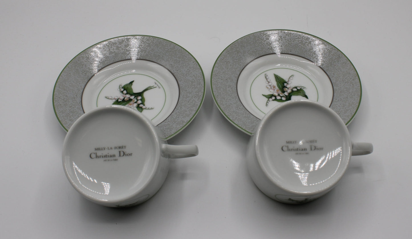 Christian Dior Milly-La-Forêt Lily of the Valley Cup Set