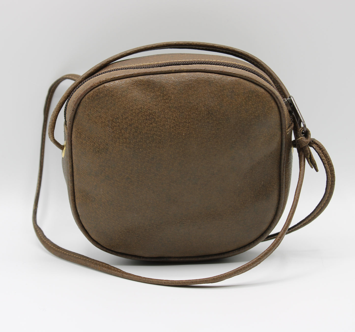 Gucci Brown Leather Horsebit 1955 Crossbody Shoulder Bag