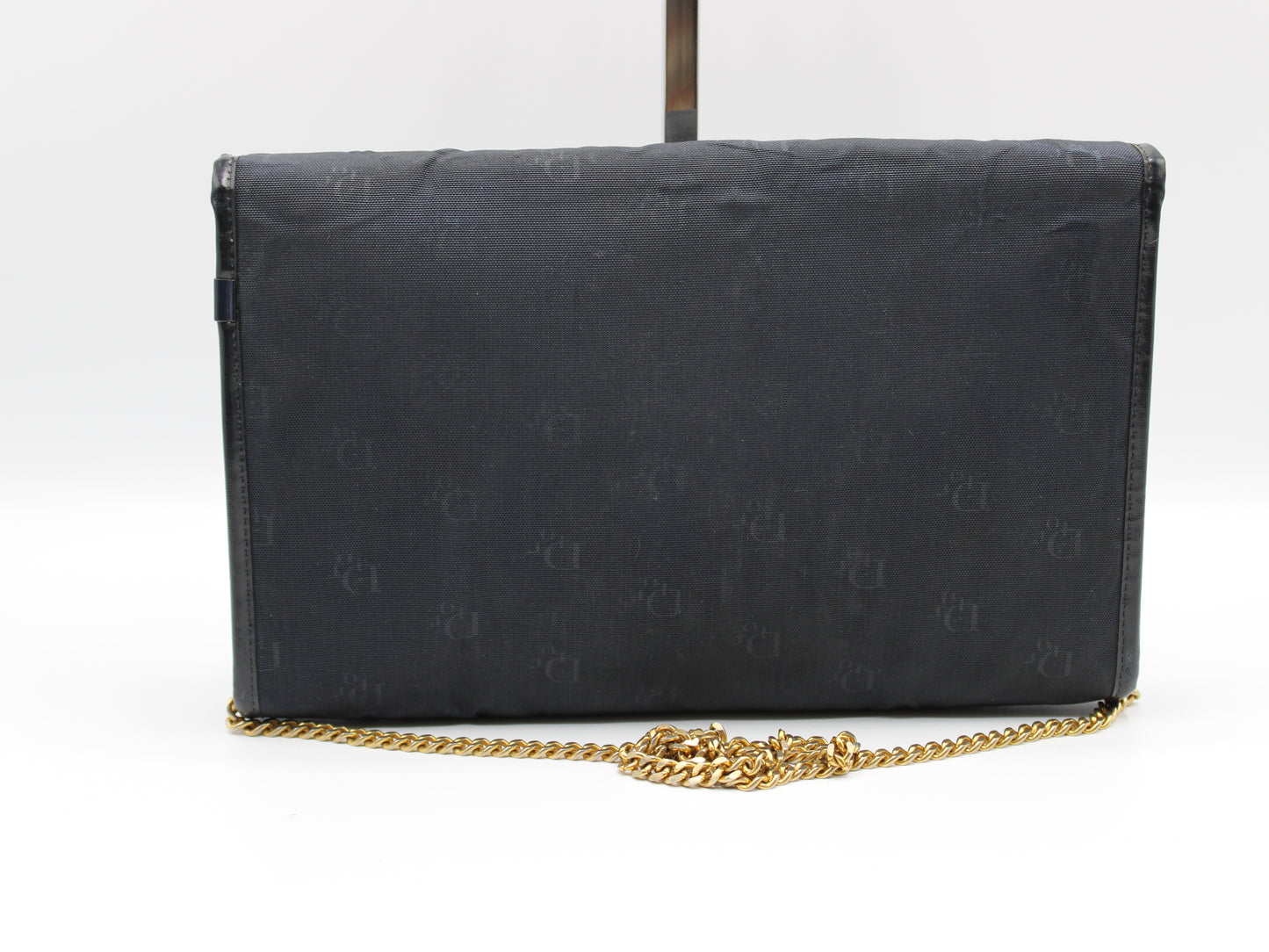 Christian Dior Monogram Crossbody on Chain Black Bag Vintage