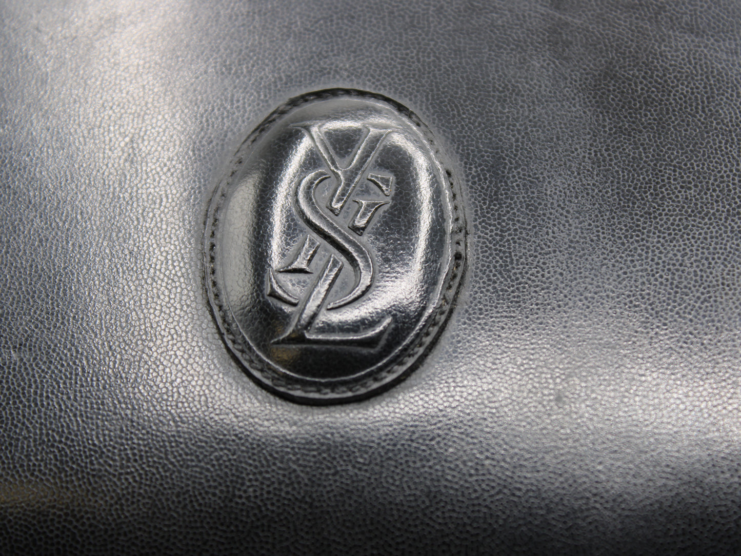 Yves Saint Laurent Medium Le 61 Satchel Black Leather Bag Vintage