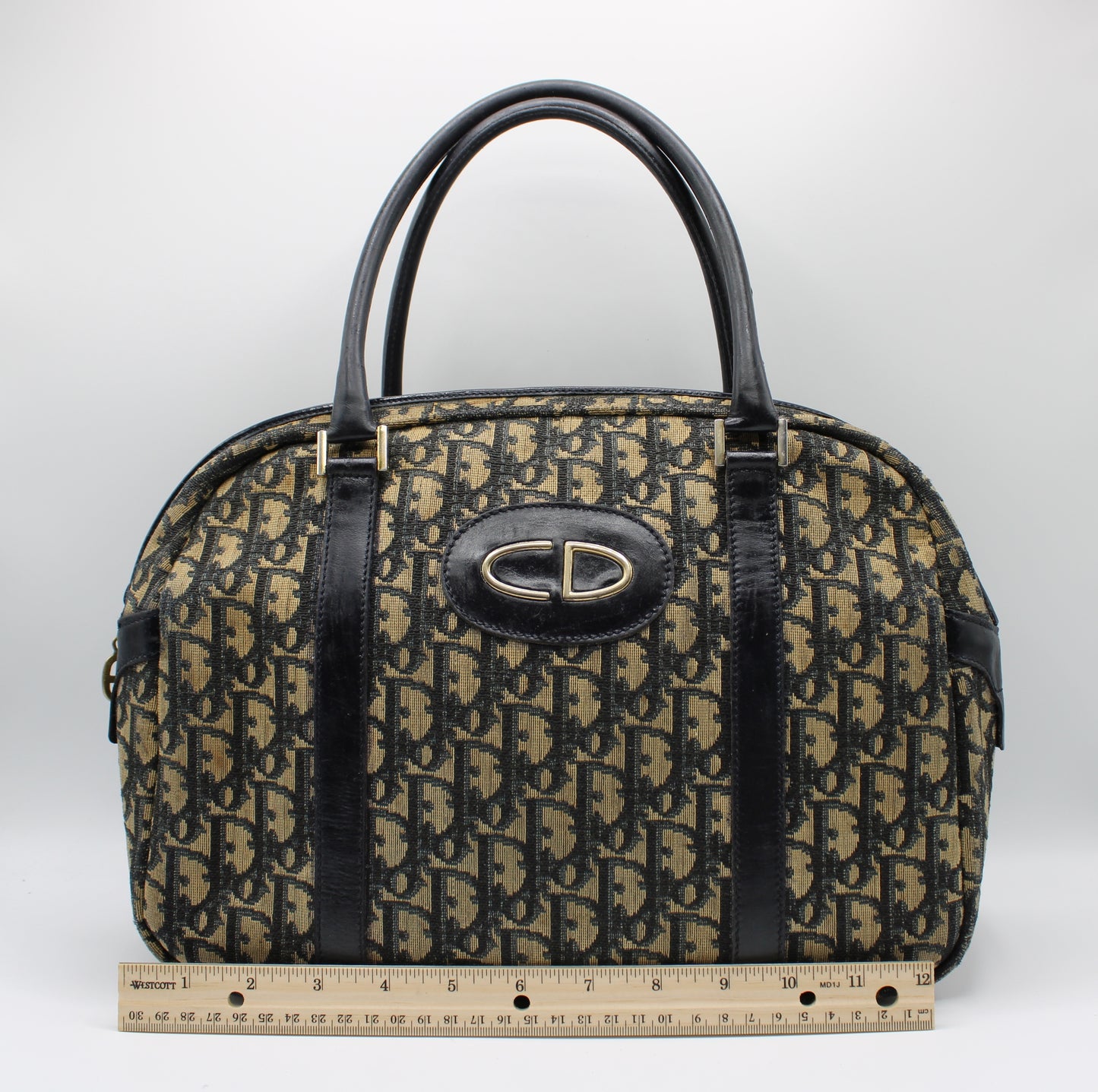 CHRISTIAN DIOR Diorissimo Top Handle Bag Vintage
