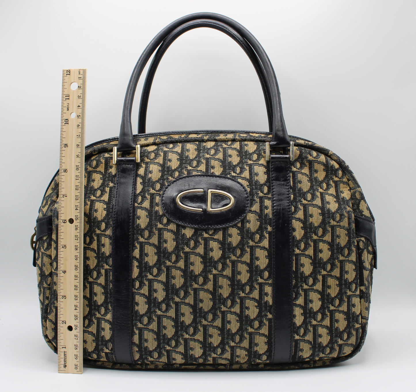 CHRISTIAN DIOR Diorissimo Top Handle Bag Vintage