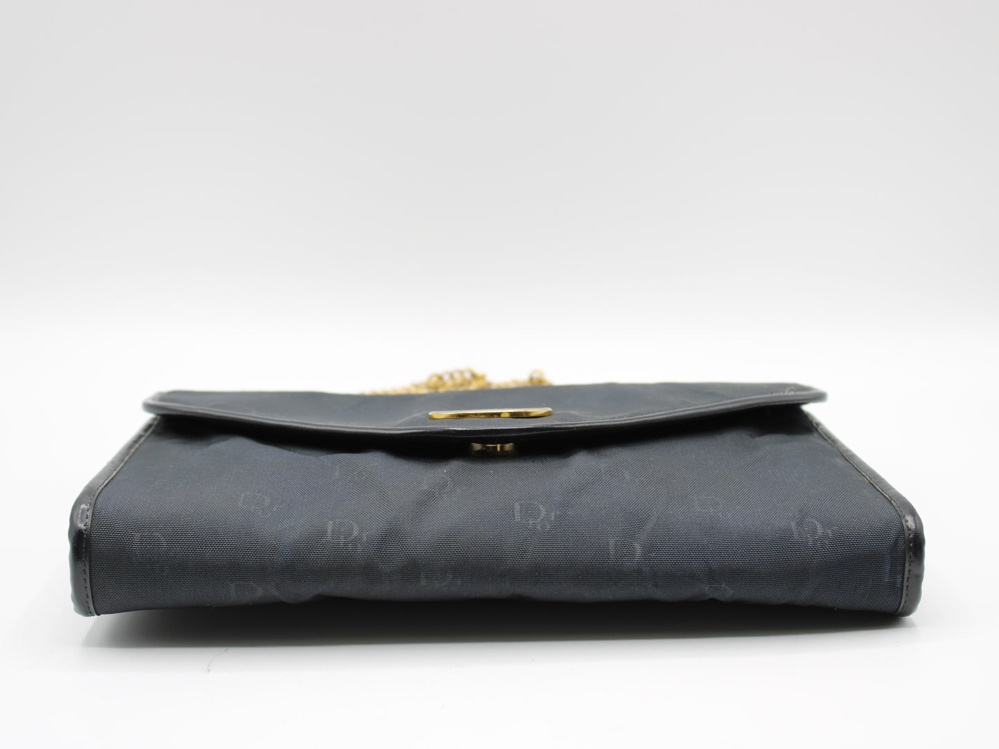 Christian Dior Monogram Crossbody on Chain Black Bag Vintage