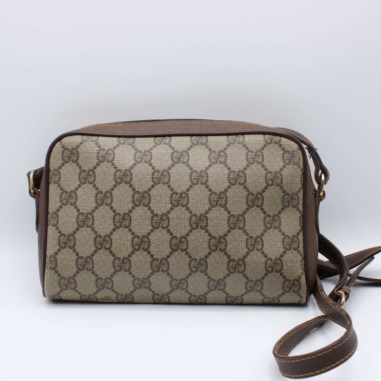 GUCCI Ophidia Beige GG Canvas Crossbody Bag Vintage