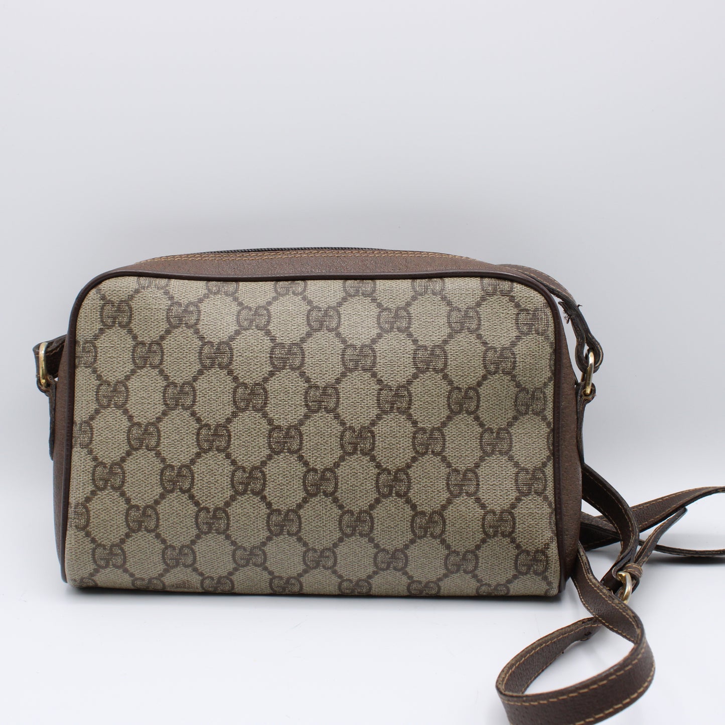 GUCCI Ophidia Beige GG Canvas Crossbody Bag Vintage