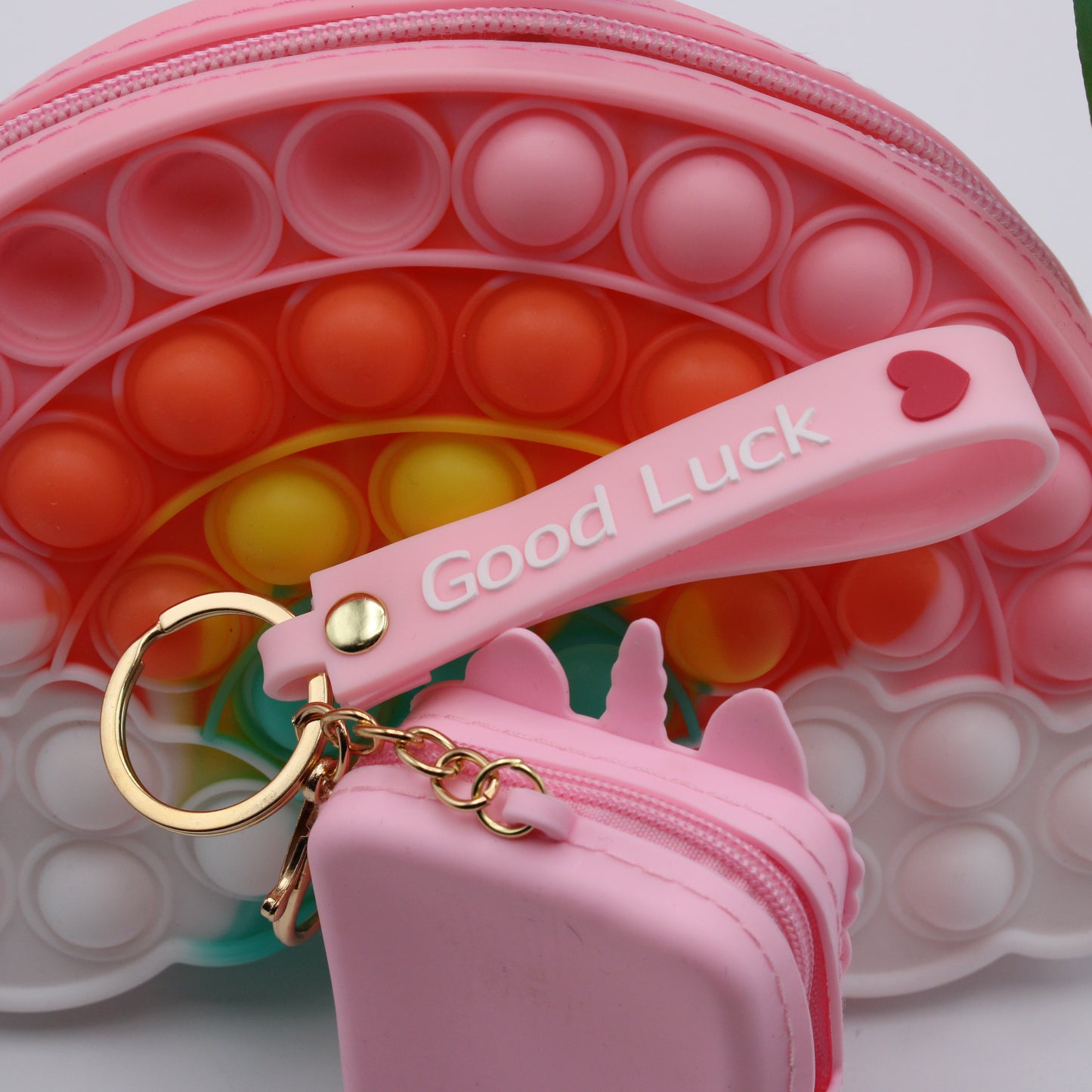 StgRon #3- TryRon Rainbow Cloud Unicorn Fantasy Pop Crossbody Stress Anxiety Reliever Bag #4