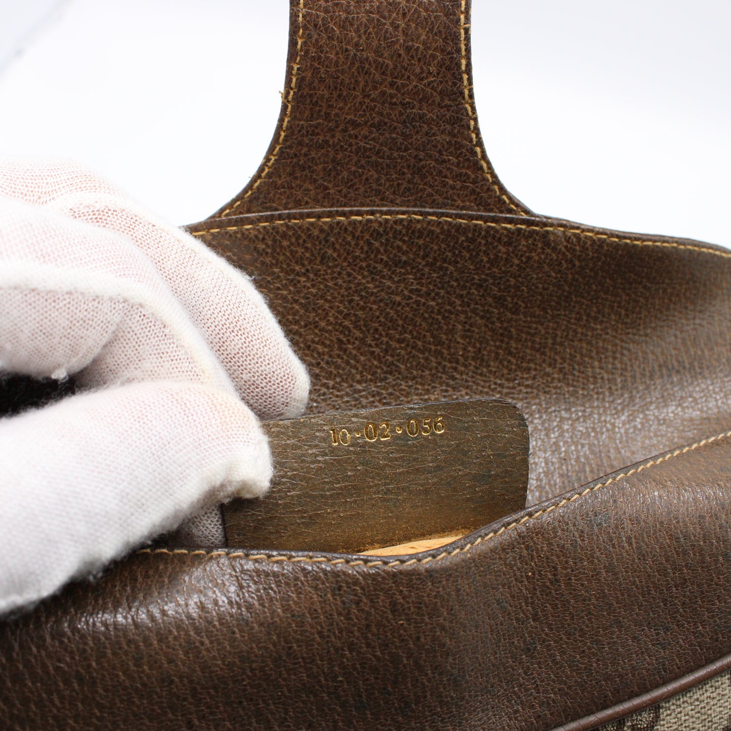 Gucci Supreme Ophidia Crossbody Flap Over Brown Bag Vintage