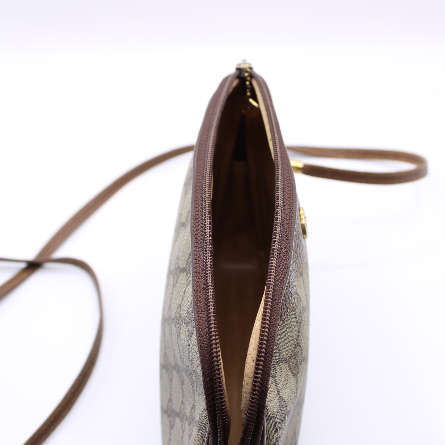 Gucci Ophidia Brown GG Canvas Shoulder Crossbody Bag Vintage