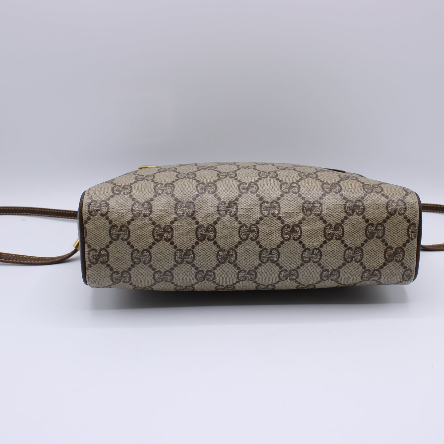 Gucci Ophidia GG Brown Canvas Crossbody Bag Vintage