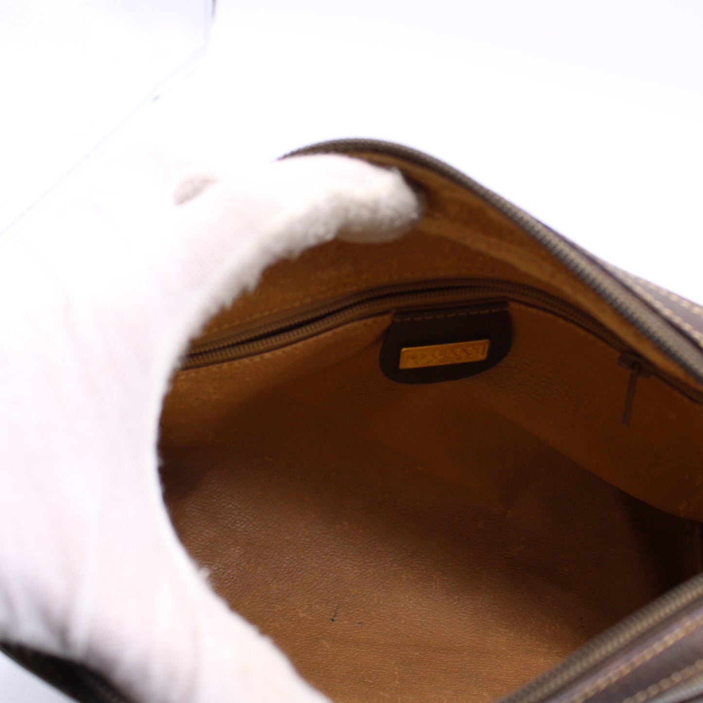 Gucci Ophidia GG Brown Canvas Crossbody Bag Vintage