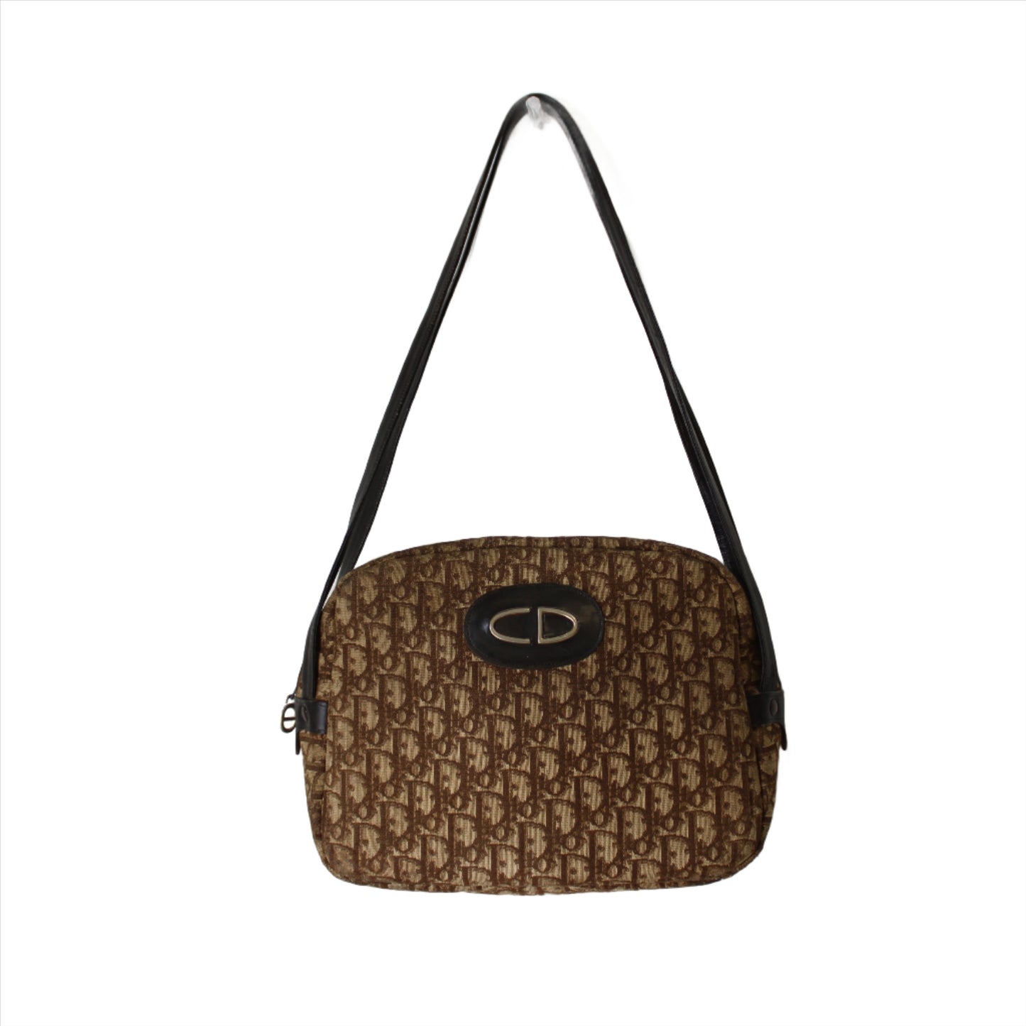 Christian Dior Trotter Brown Monogram Diorissimo Tote Bag Vintage