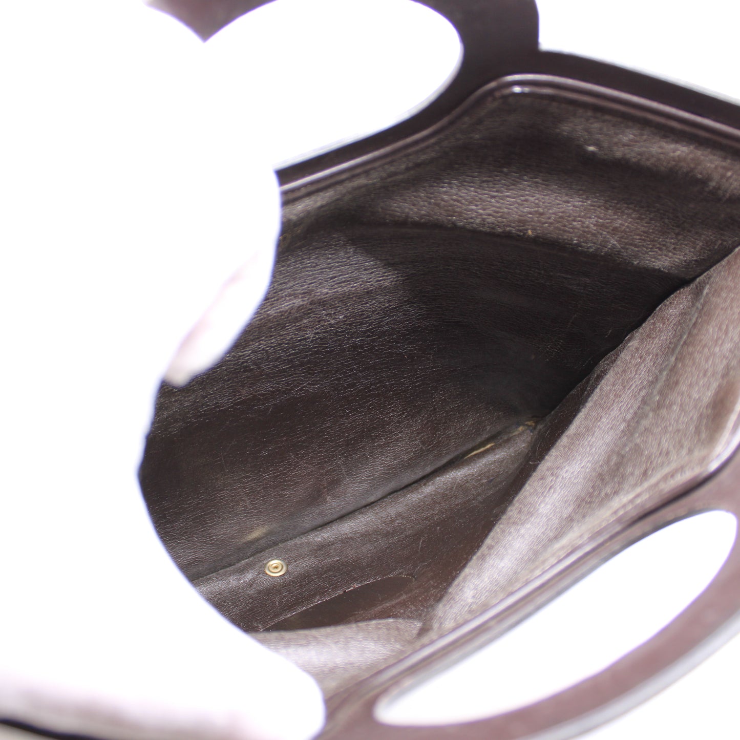 Christian Dior Carrie Fold-Over Monogram Clutch Bag Vintage