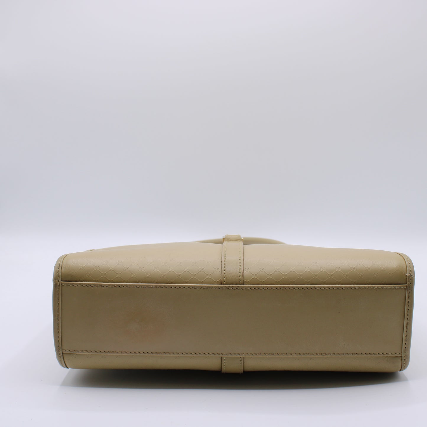 Gucci Beige MicroGuccissima Leather Jackie 1961 Tote Bag Vintage