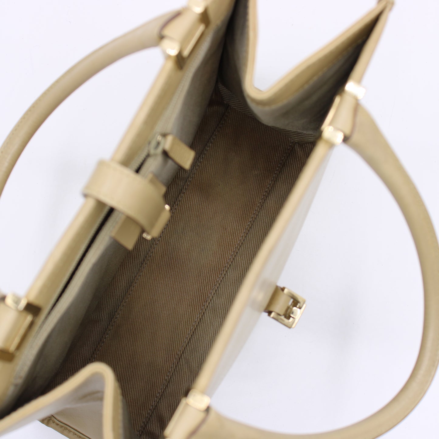 Gucci Beige MicroGuccissima Leather Jackie 1961 Tote Bag Vintage