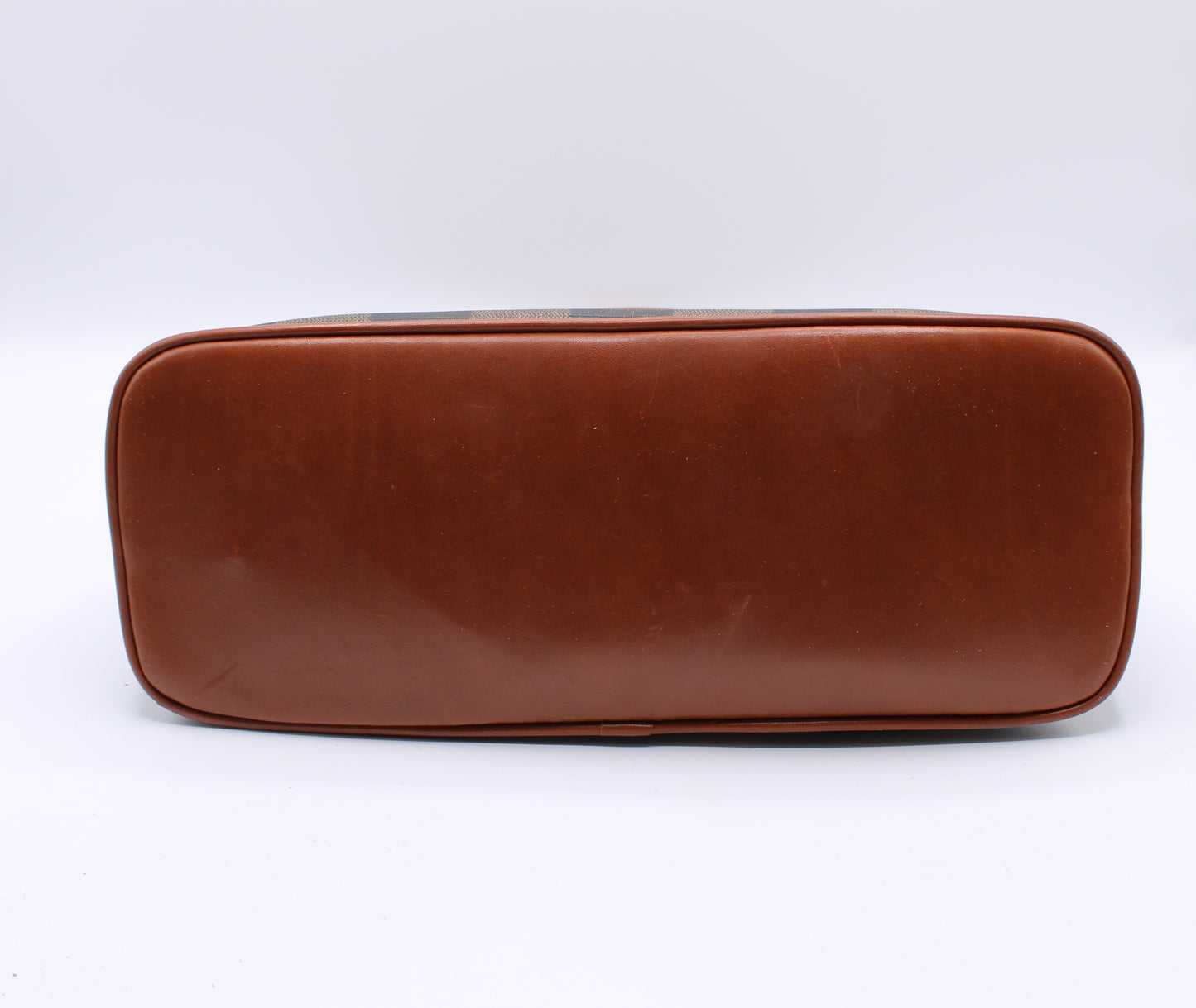 Fendi Leather Trimmed Medium Pequin Karl Lagerfeld Dome Bag Vintage #2