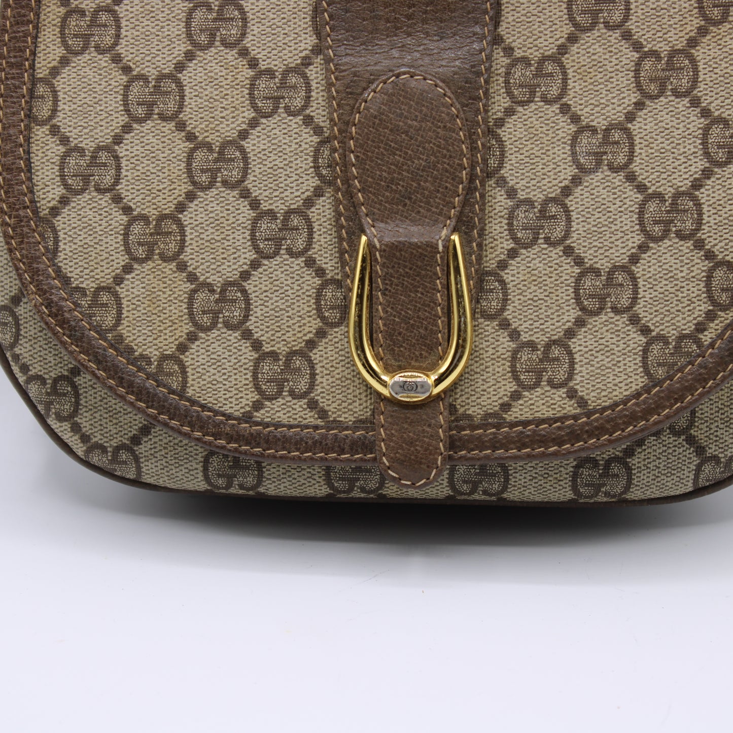 Gucci Ophidia Beige GG Canvas Crossbody Bag Vintage