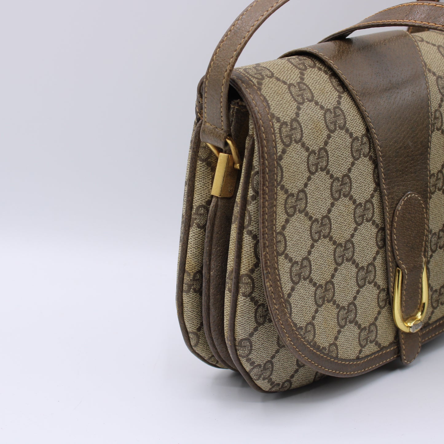 Gucci Ophidia Beige GG Canvas Crossbody Bag Vintage