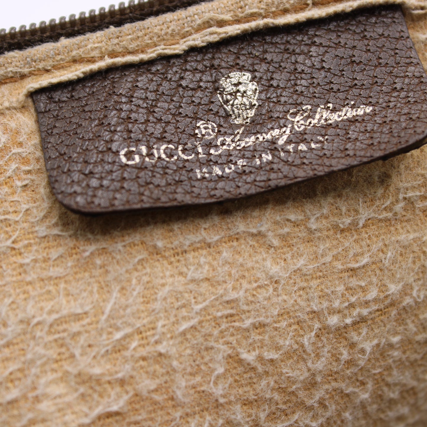 Gucci GG Supreme Canvas and Leather Crossbody Bag Vintage