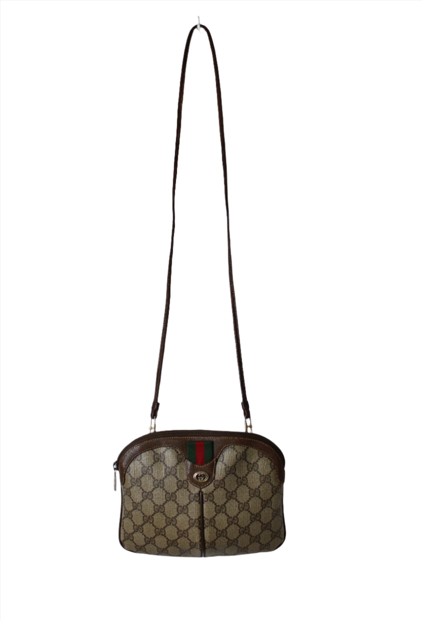 Gucci Ophidia Supreme GG Monogram Brown Crossbody Bag
