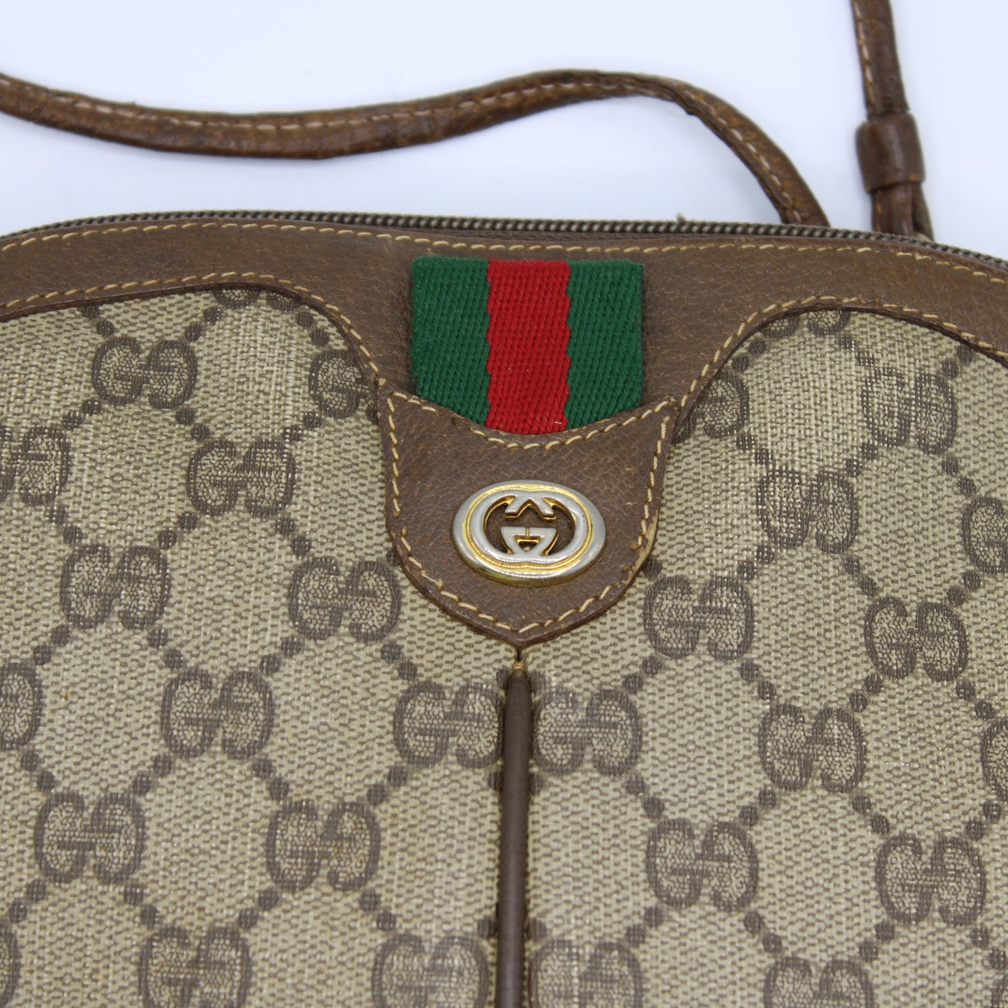 Gucci Ophidia Supreme GG Monogram Brown Crossbody Bag