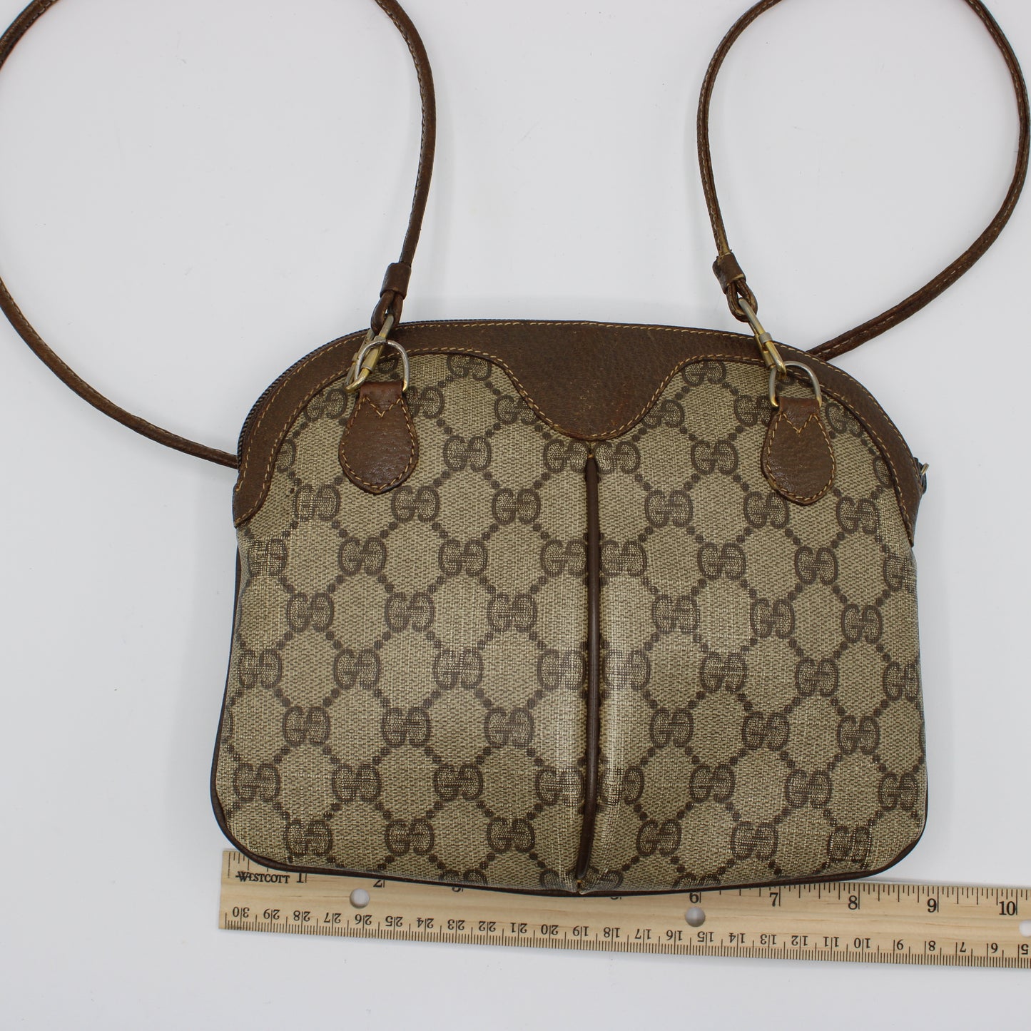 Gucci Ophidia Supreme GG Monogram Brown Crossbody Bag
