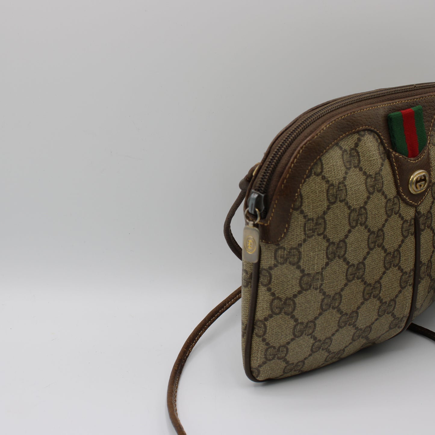 Gucci Ophidia Supreme GG Monogram Brown Crossbody Bag