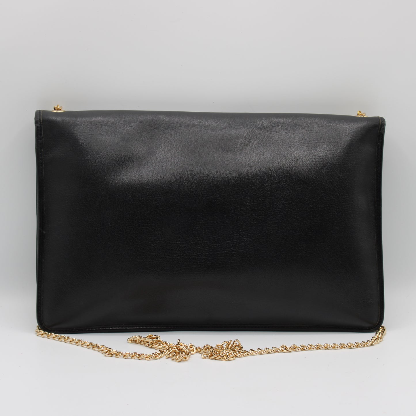 Christian Dior Black Leather Chain Crossbody Bag