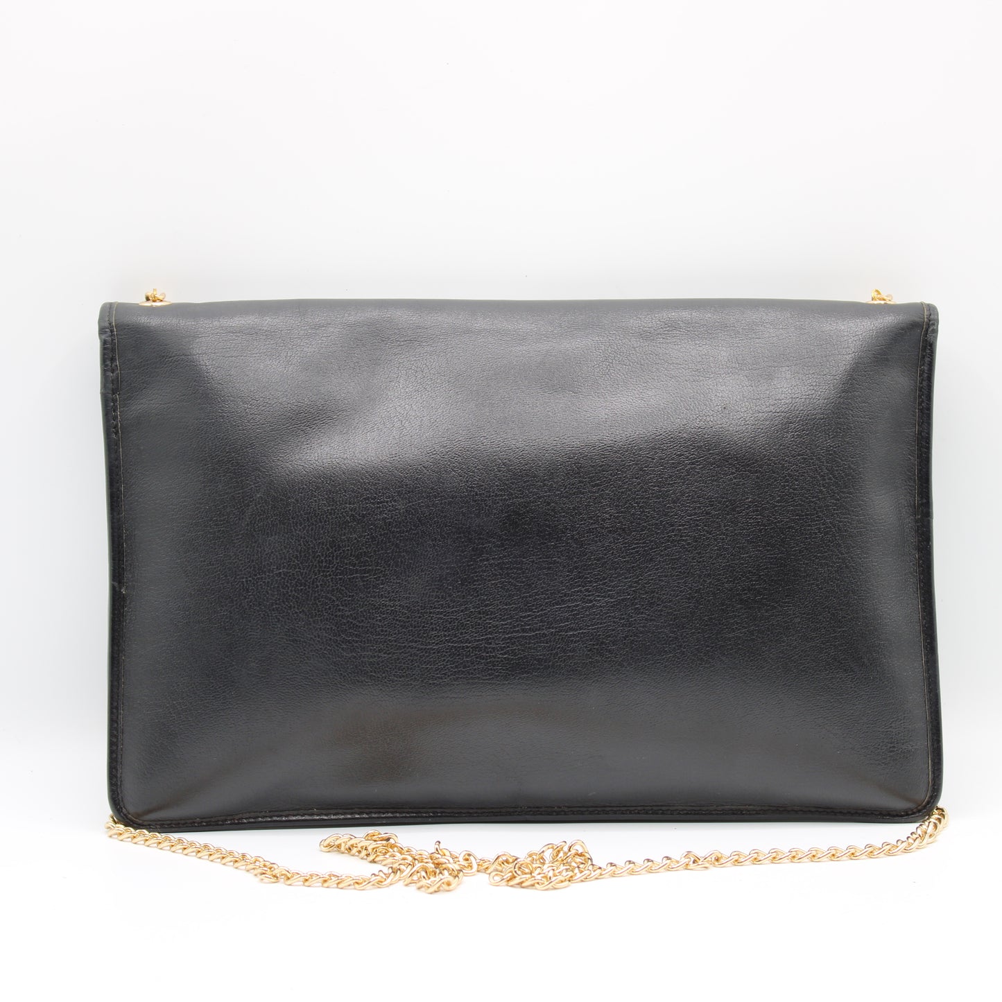 Christian Dior Black Leather Chain Crossbody Bag