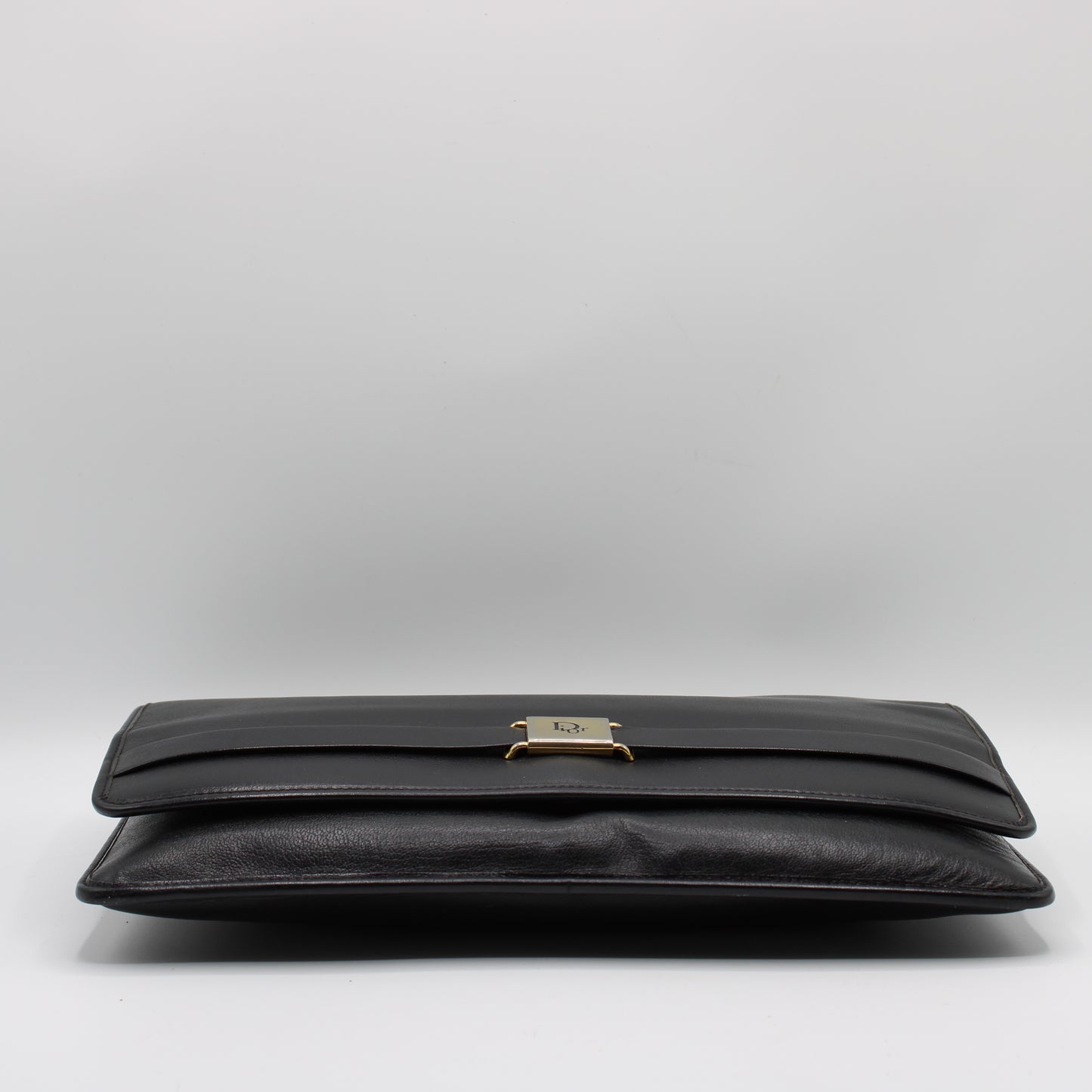 Christian Dior Black Leather Chain Crossbody Bag