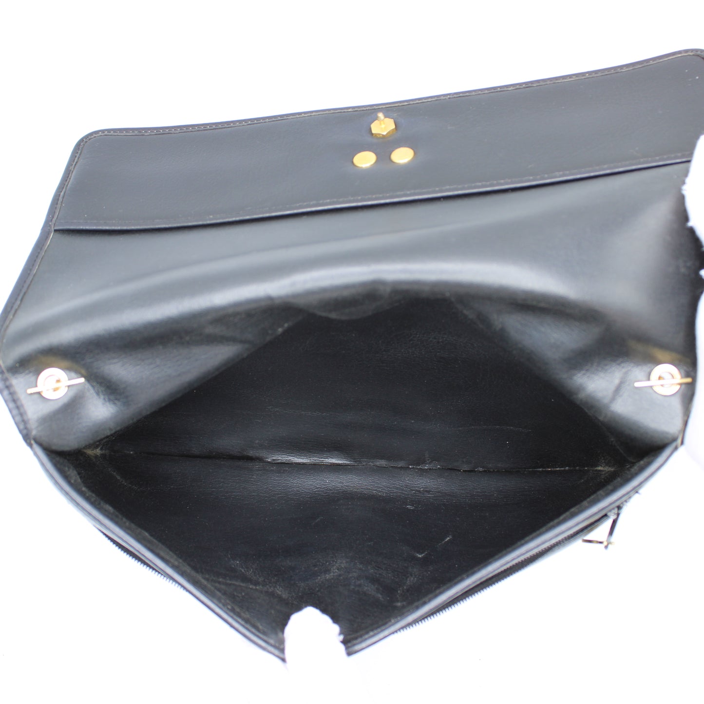Christian Dior Black Leather Chain Crossbody Bag