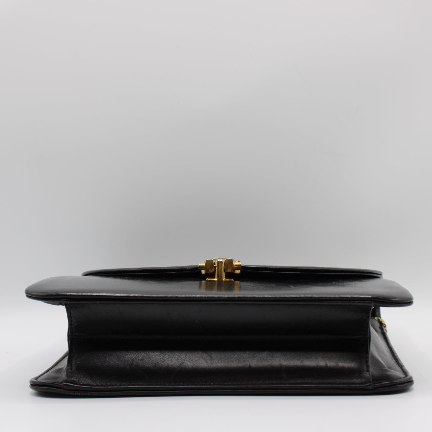 Christian Dior Black Leather Chain Crossbody Bag