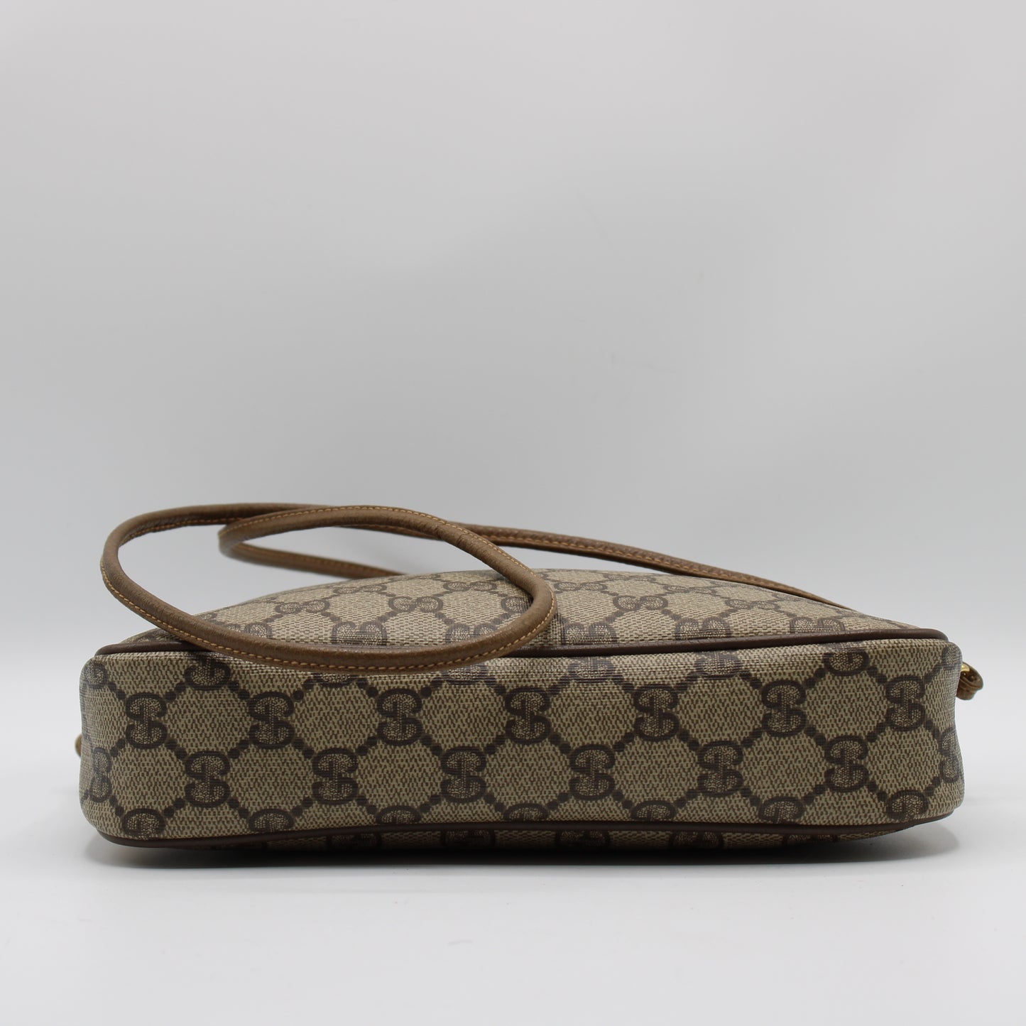 Gucci Brown GG Canvas and Leather Crossbody Bag