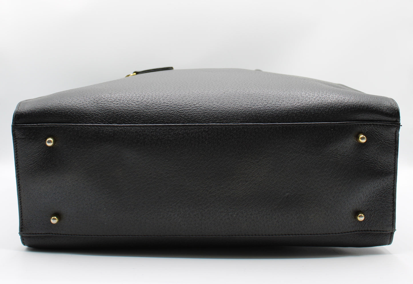 Valentino Garavani J Lock Black Leather Tote Bag