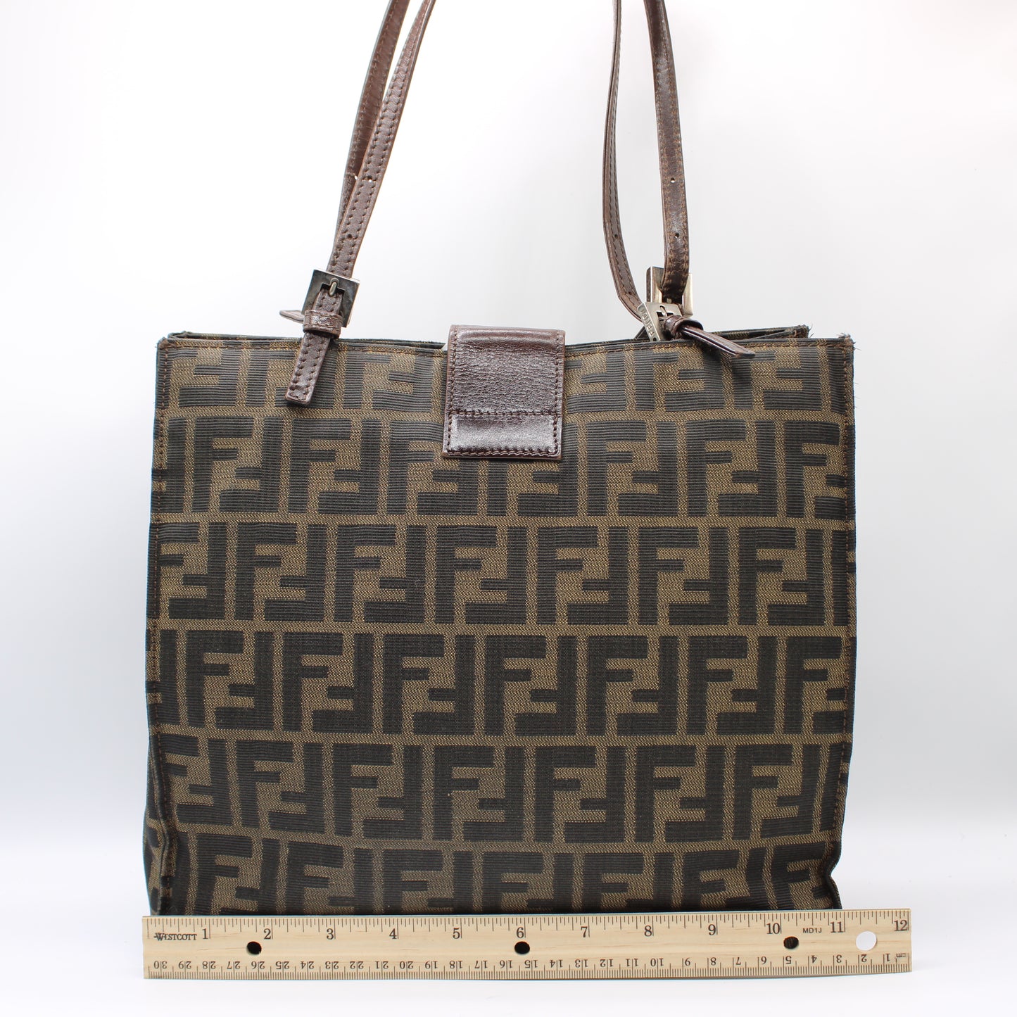Fendi Brown Zucca Canvas Mama Baguette Tote Bag