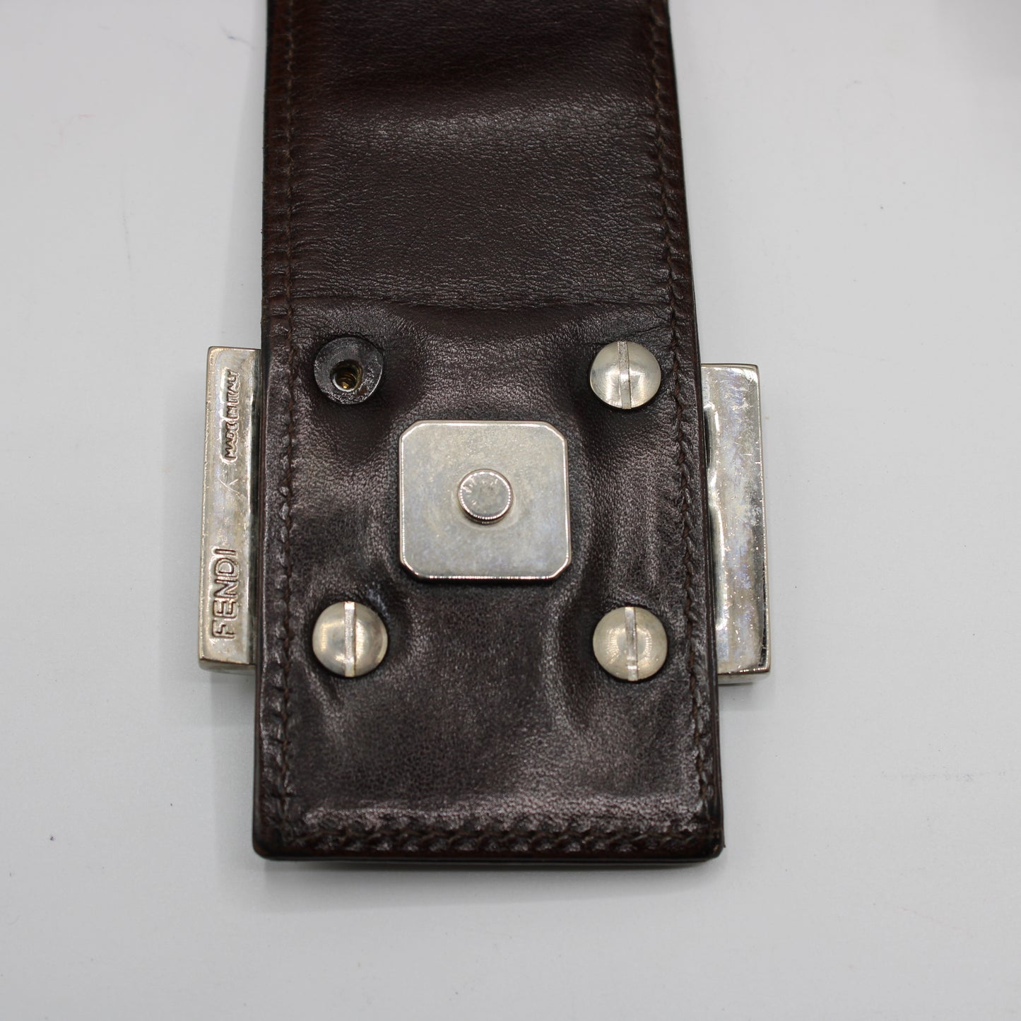 Fendi Brown Zucca Canvas Mama Baguette Tote Bag