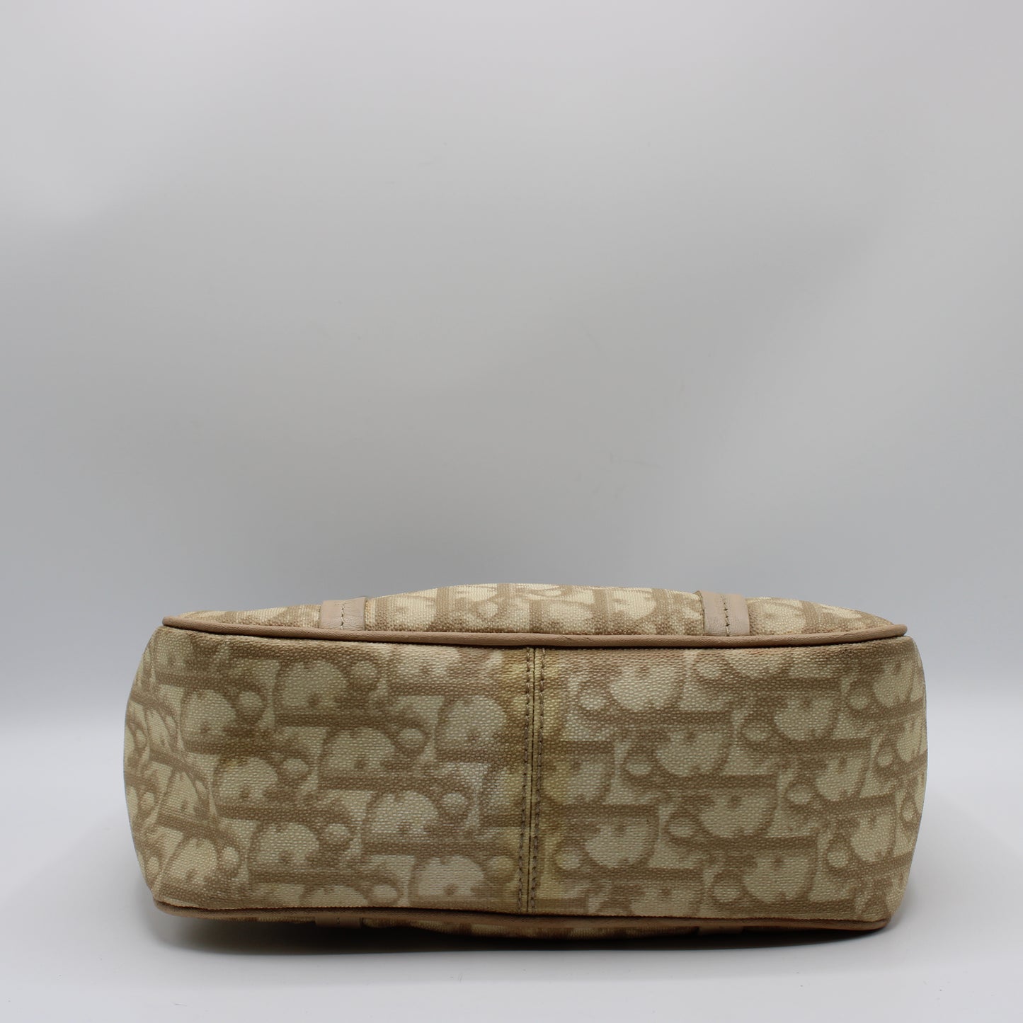 Christian Dior Beige Romantique Pattern Mini Tote Bag