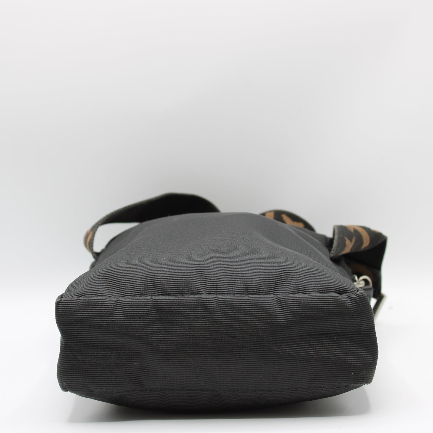Fendi Black 1925 Roma Logo Crossbody Waist Bag