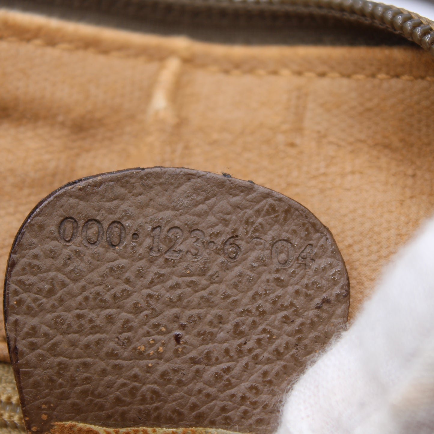 Gucci Brown GG Canvas Leather Dome Crossbody Bag