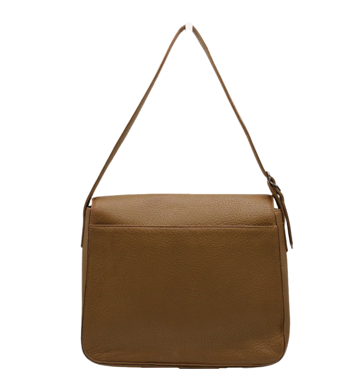 Yves Saint Laurent Brown Leather Flap-Over Shoulder Bag