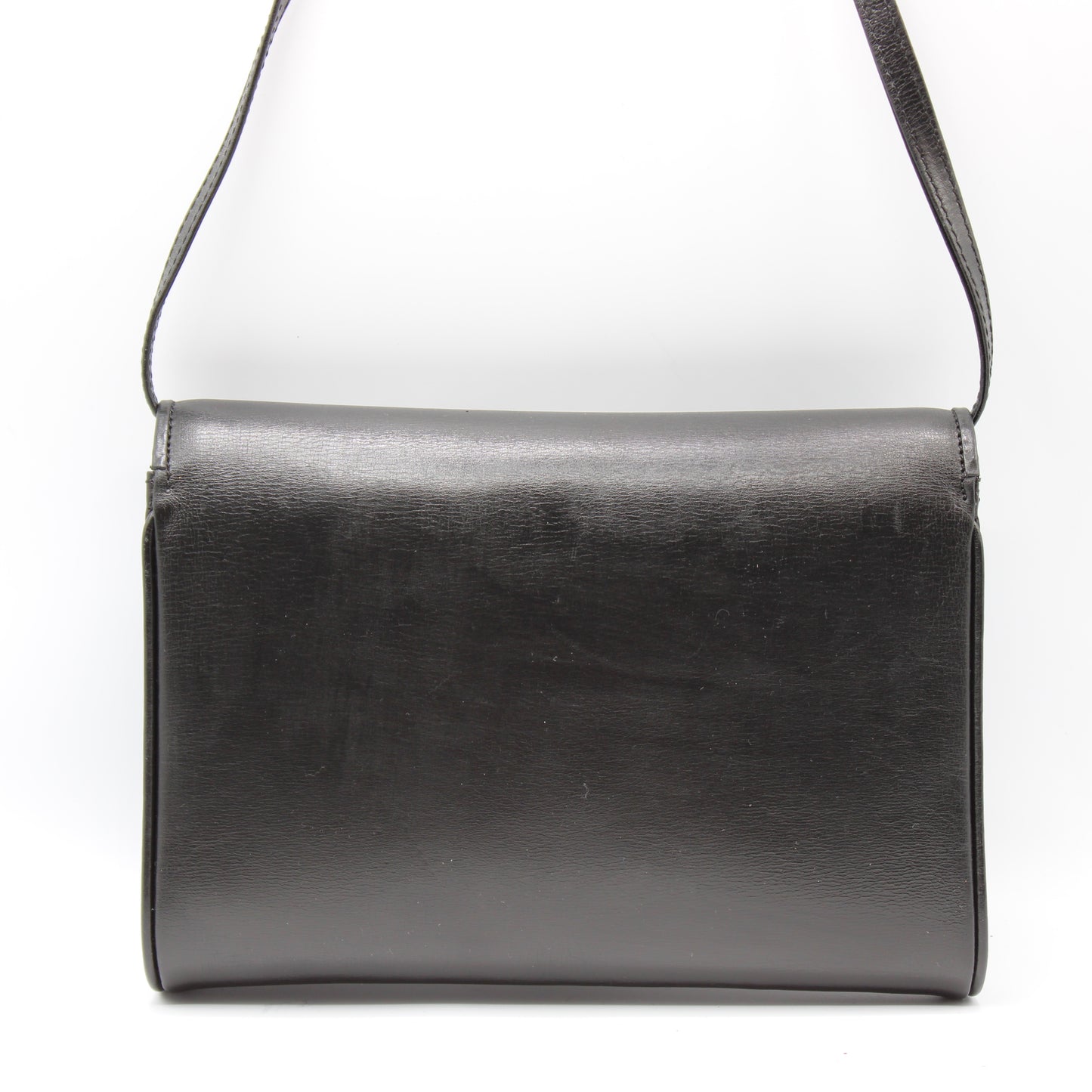 Gucci Black Leather Marmont Crossbody Bag