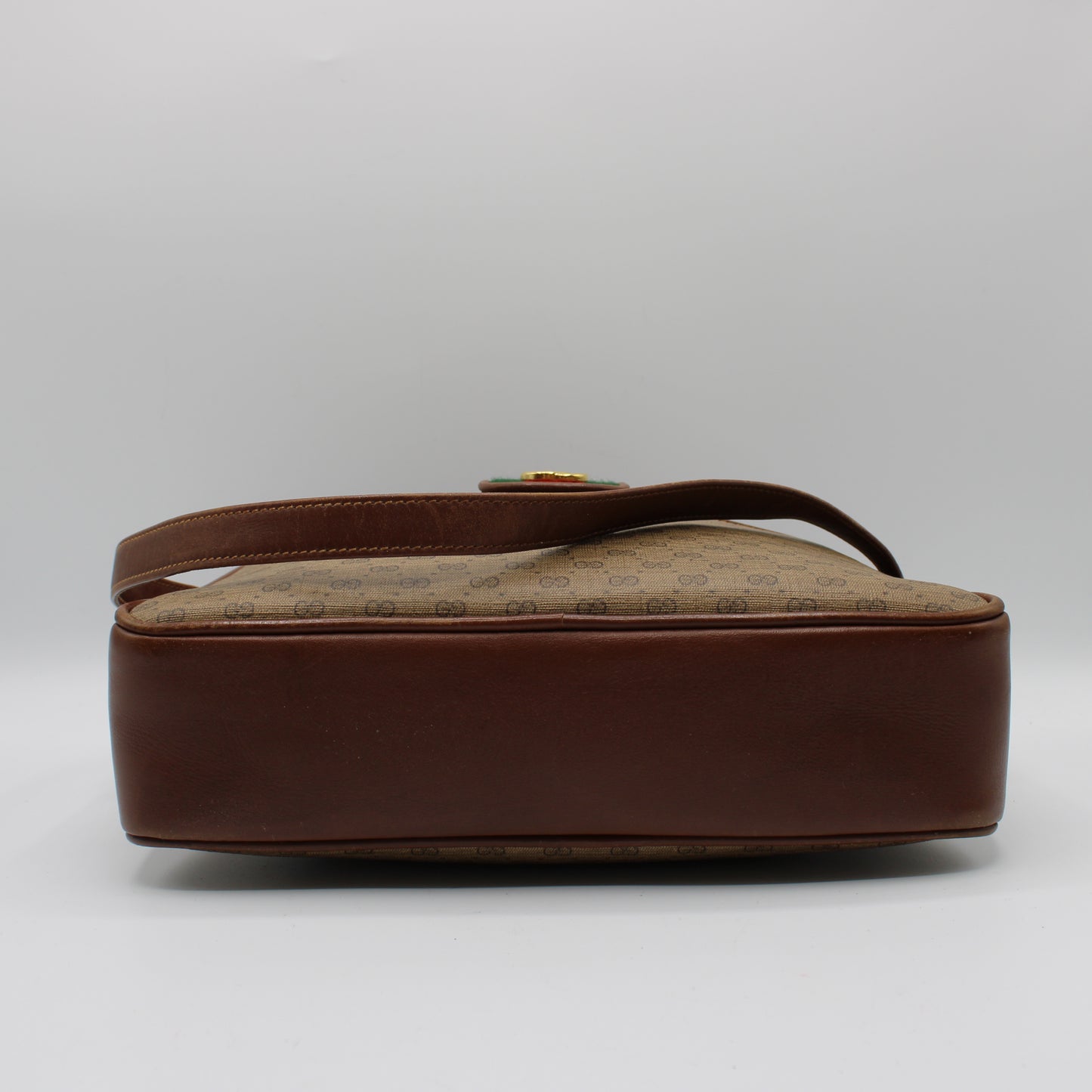 Gucci Microguccissima Supreme Brown Removable Pouch & Crossbody Bag