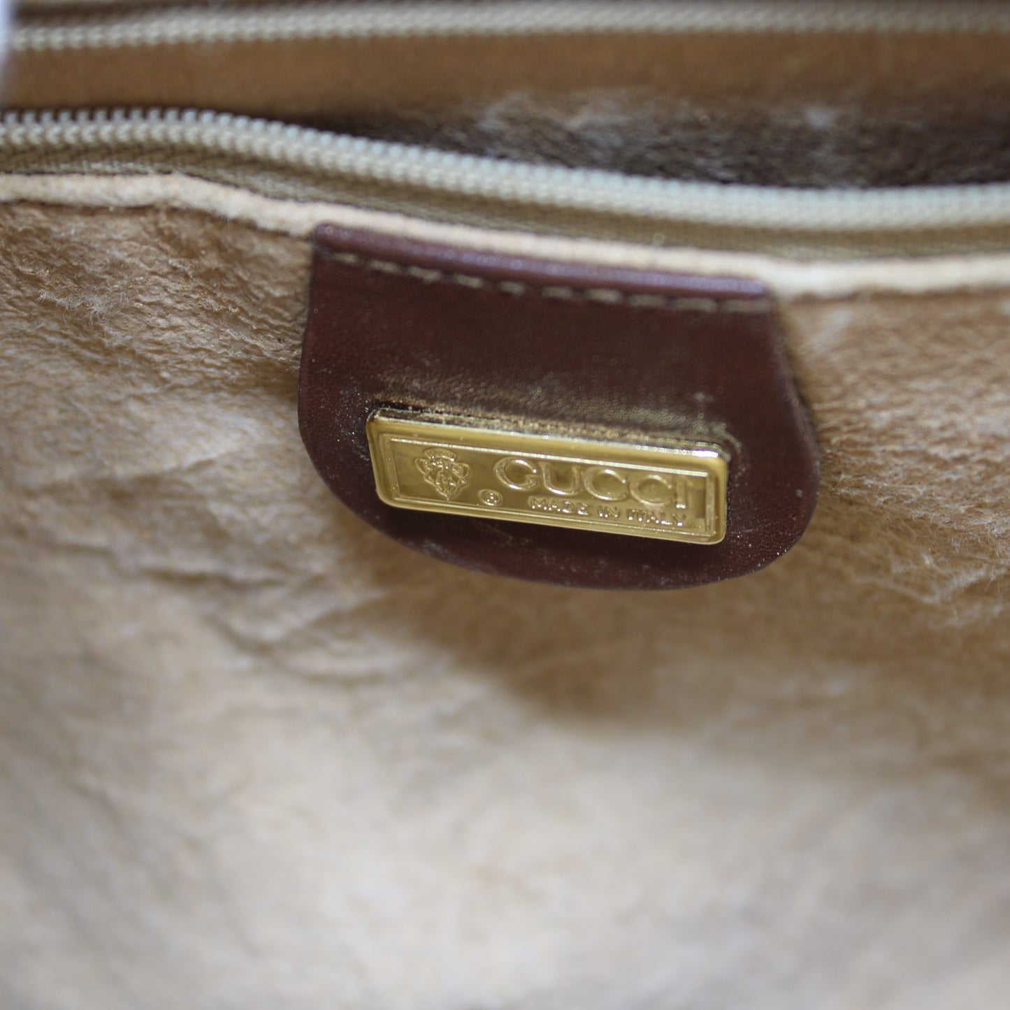 Gucci Microguccissima Supreme Brown Removable Pouch & Crossbody Bag